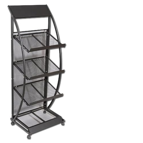 Revistero de suelo elegante para decorar salas de espera de oficinas y vestíbulos de hoteles