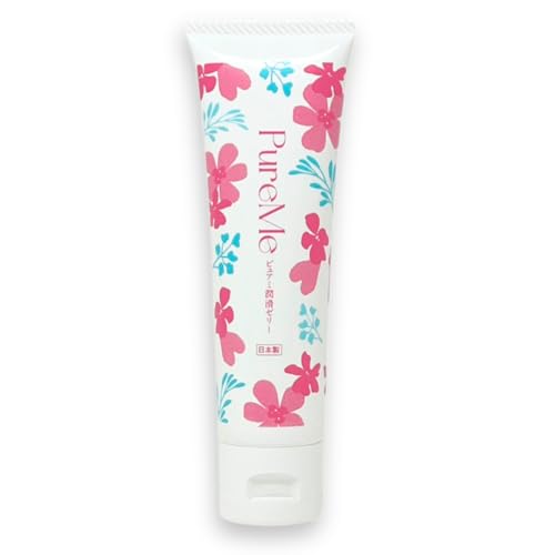 ピュアミ 潤滑ゼリー PureMe Jelly ローション セックス 挿入 潤滑剤 女性用 女性向け 日本製 舐められる成分 60g - 画像1