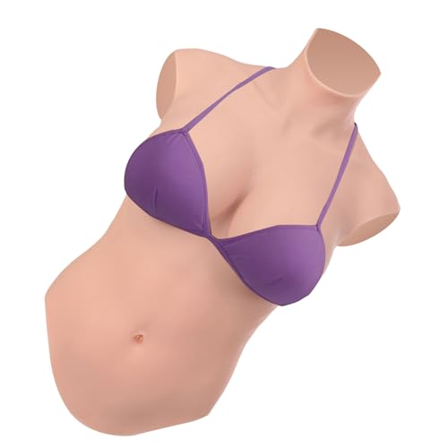 Image of 7th Generation Silicone Breastplate Large Size Half Body Suit No Oil