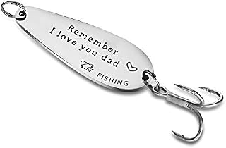 Udobuy Personalized Fishing Lure Gift, from Daughter or Son, Gift for Dad, Father