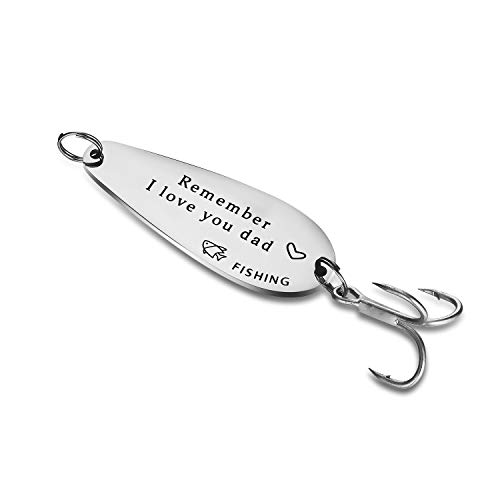 Udobuy Personalized Fishing Lure Gift, from Daughter or Son, Gift for Dad, Father