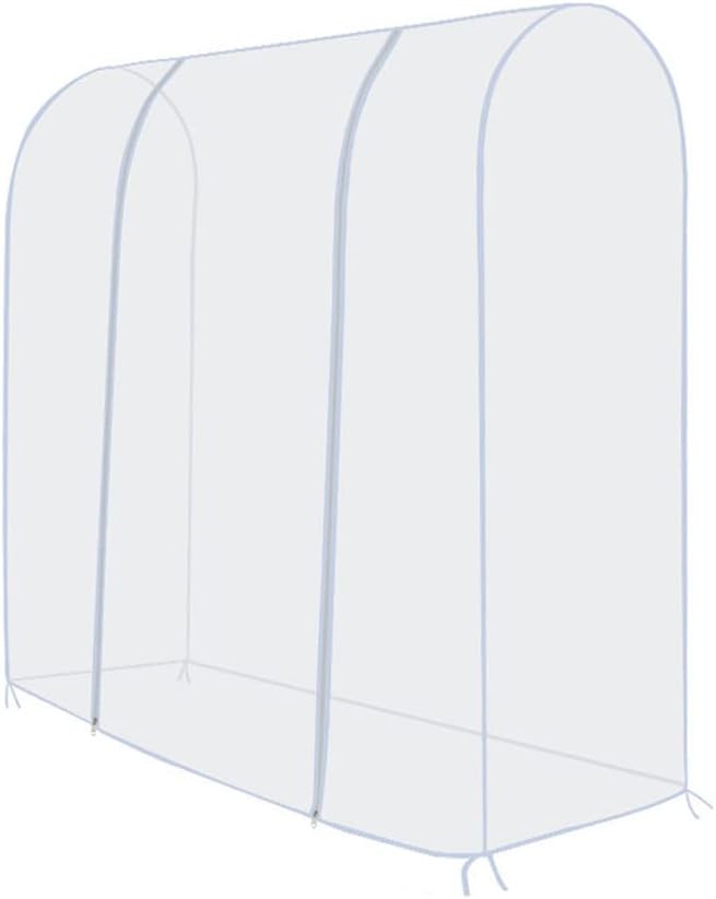 Garment Rack Cover Gifts for Relatives Colleagues and Neighbors Presents for Christmas Thanksgiving and Other Holiday Garment Cover for Hanging Clothes Clear
