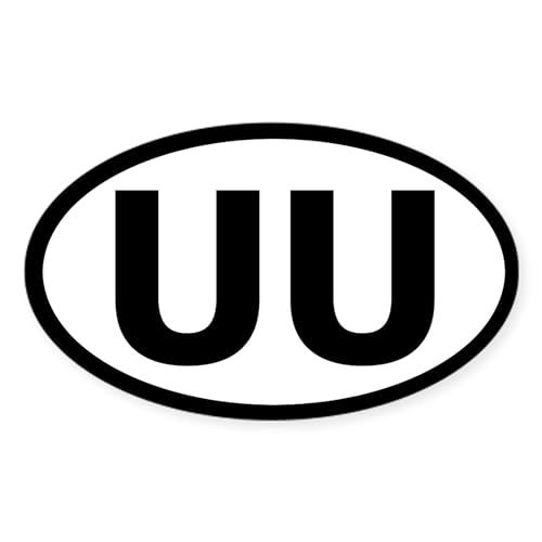 CafePress Basic UU Bumper Oval Car Bumper Sticker