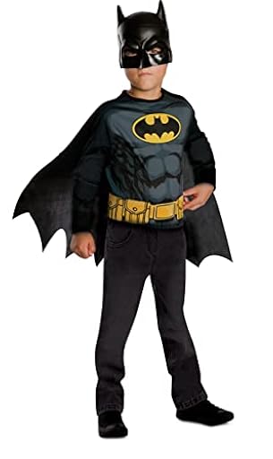 Rubies Set Accesorios Batman para niños y niñas, Camiseta impresa y máscara, Oficial Warner, DC Comics para Halloween, Carnaval, Navidad y cumpleaños | Ya disponible en tu tienda friki favorita! En mundofriki.es! Rubies Set Accesorios Batman para niños y niñas, Camiseta impresa y máscara, Oficial Warner, DC Comics para Halloween, Carnaval, Navidad y cumpleaños | Ya disponible en tu tienda friki favorita! En mundofriki.es!
