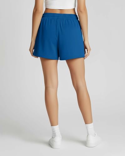 Image of Real Essentials 3 Pack: Womens Ultra-Soft Athletic Lounge Casual Sweat Shorts with Pockets (Available in Plus Size)