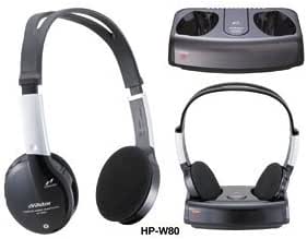 JVC HP-W80 オープン型ヘッドホン コードレス トランスミッター付
