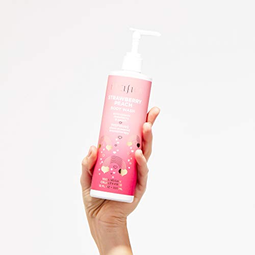 Pacifica Body Wash Stawberry Peach, 12 Fl Oz #TOP3