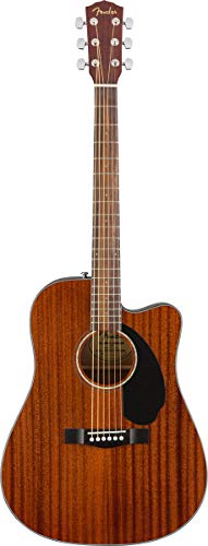 Fender CD-60SCE - Guitarra eléctrica acústica, con corte de Dreadnought, con 2 años de garantía,...