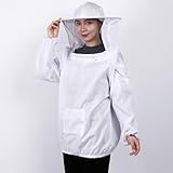 Taille unique : le chapeau d'apiculteur avec filet est adapté pour les hommes et les femmes adultes, offrant une excellente protection contre les piqûres d'abeilles, vous pouvez acheter en toute confiance.