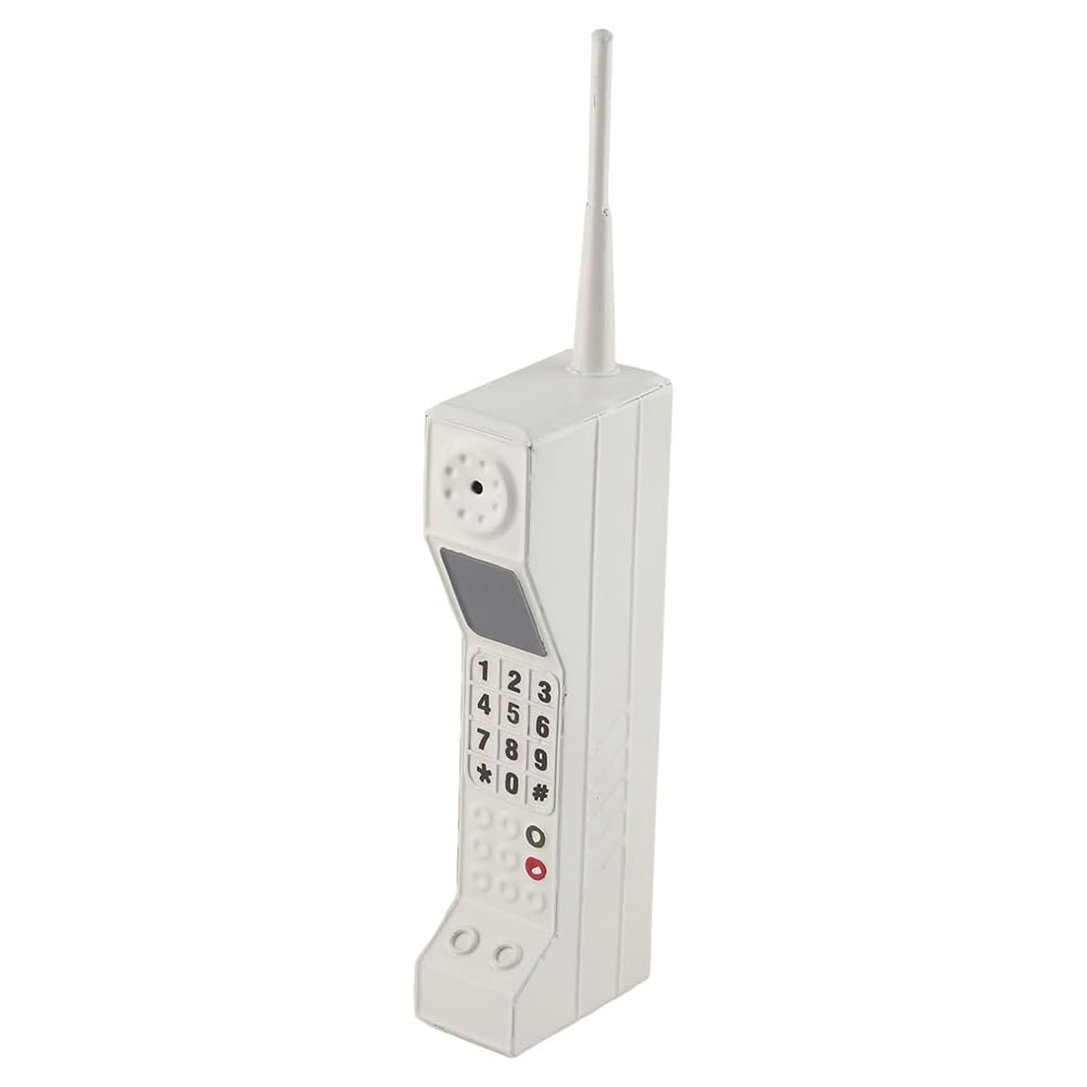 CTRLZS Retro Cordless Telephone Handset, Old Vintage Retro Mobile Phone Mockup, Retro Simulation Photography Props