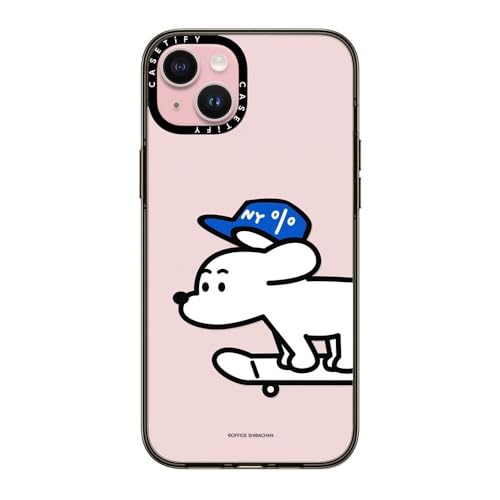 CASETiFY RpNg iPhone 15 Plus P[X [MILKi (2x MIL-STD-810G) / 1.2m̗eXgNA] - Skater JOHN (Standard) - NA ubN