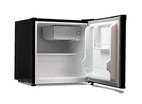 TEES ティーズ 1ドア冷蔵庫 46L 温度調整7段階 ブラック 製氷室付き 製氷皿 霜取用へら 卵ケース 霜受け皿 右開き 小型 コンパクト 一人暮らし TSRE-46-BK メーカー保証付き