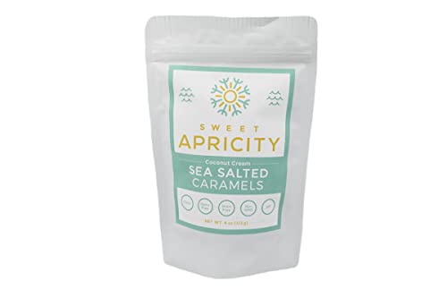 Sea Salt Caramels, Individually Wrapped Salted Caramel Candy, Suitable For Paleo Diet And Autoimmune Protocol - (Aip Diet), 4 Oz - Sweet Apricity #TOP21