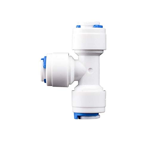 ZFX-JIETOU, 1pc T RO Tipo inversa de agua Sistema de acuario de ósmosis Conector 1/4
