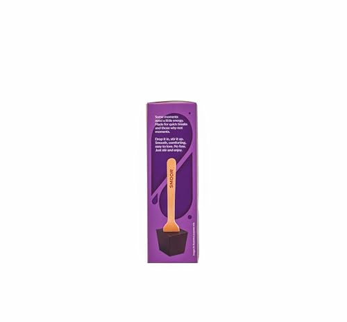 Image of SMOOR Stir-it-Up, Extra Dark Hot Chocolate Cubes | DIY dissolvable hot chocolate on a stick | 80% Dark Hot chocolate |Perfect For Snacking| 90g (Pack of 3)