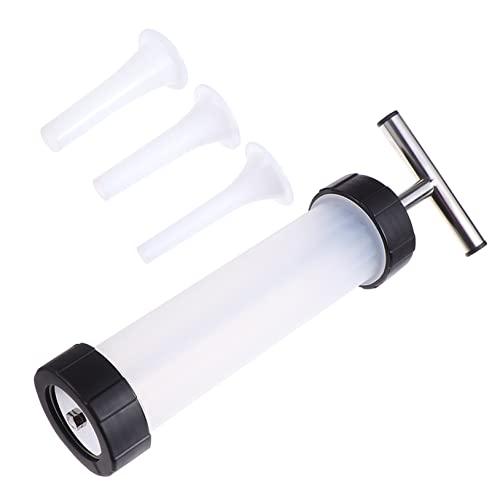 Gatuida Herramienta para Embutir Salchichas Manual de Plástico Máquina Relleno Carne Reutilizable para Hogar Kit Fácil Limpiar y Ahorrar Esfuerzo para Tripa Embutidos y Hacer Longaniza