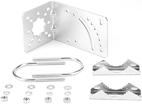 Antenna Mount Outdoor Antenna Pole Mast Mount Bracket- Heavy Duty Steel With U - View #9