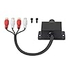 Universal RCA Level Controller Car Audio Amplifier RCA Audio Adjuster Bass Boost Volume Control Knob and Cable for Car Motorcycle Speakers Home Theater #1