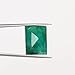 AAA+ Zambian Green Emerald Gemstone Beads 15.05 ct Emerald Cut Facted for Gift