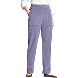 Pantalon élastique en velours taille haute confortable. Le matériau extensible et respirant assure un confort tout au long de la journée ; idéal pour le sport, le yoga ou les tenues décontractées