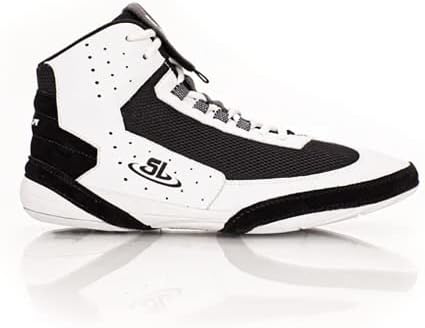 SCRAPLIFE Ascend One David Taylor Mens Wrestling Shoes, Champion Designed. Lightweight and Flexible with Inner Sock Cushion for Wrestling, Boxing & Weight Training (11.5 WHT/BLK) | Image 7