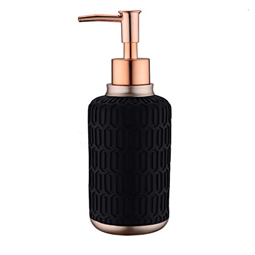 Heouty Countertop Soap Dispenser, Refillable Wash Hand Liquid, Dish Detergent, Shampoo Lotion Bottle