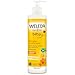 WELEDA Bio Calendula Baby XL Waschlotion & Shampoo vegan - Naturkosmetik Duschgel zur Hautpflege / Haarpflege bei Neugeborenen. Babypflege Dusche für empfindliche Haut, mild zu den Augen (1x 400ml)