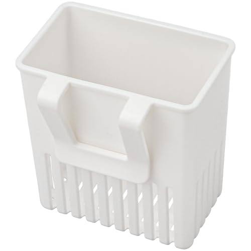 Image of 2PCS Silverware Drainer Drying Basket for Sink - Compact Kitchen Utensils Holder, Cutlery Storage Organizer with Cup, Dish Hanging Drain Rack for Forks, Spoons, Knives & Chopsticks (White, Plastic)