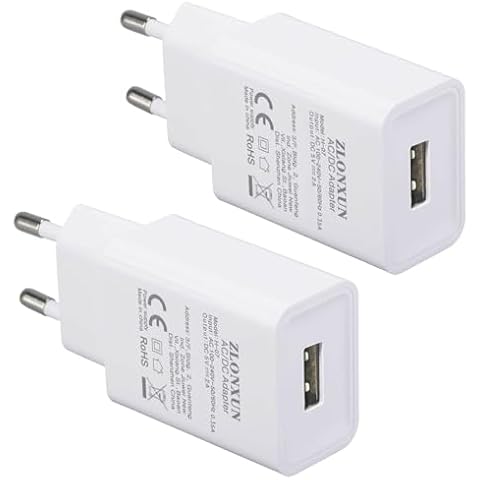 EU Charger Adapter 2-Pack for Various Devices Cover