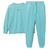 [TENTIAL] BAKUNE スウェット 上下セット ウィメンズ 一般医療機器 疲労回復 抗菌機能 血行促進 バクネ リカバリーウェア 疲労回復パジャマ ルームウェア 部屋着 健康 ターコイズ L