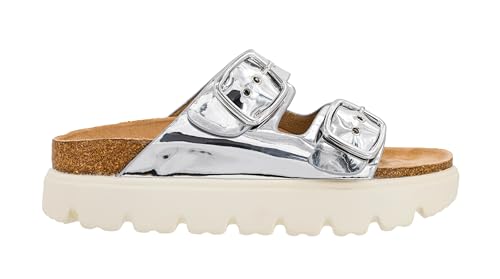Image of Corkys Footwear Hey Girl Womens 1 inch Rumor Has It Platform Sandals, Featuring Two Adjustable Buckles, A soft Footbed, And A Lug Outsole, Perfect For Summer