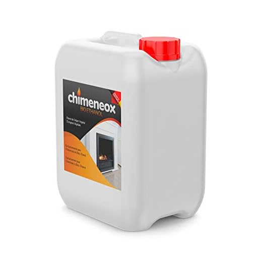 5L Bioetanol 96% de origen Vegetal para chimeneas - no humos