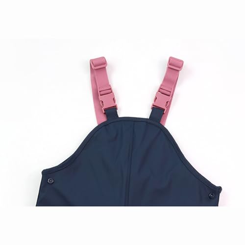 Kids Rain Bib Rain Pants Overalls Toddler Boy Girls Reflective Stripe Windproof Rainproof Mudproof Outdoor4