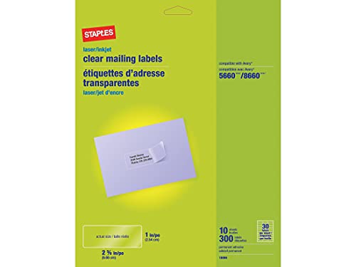 Étiquettes d'adresse transparentes pour enveloppes sombres et grands formats de colis