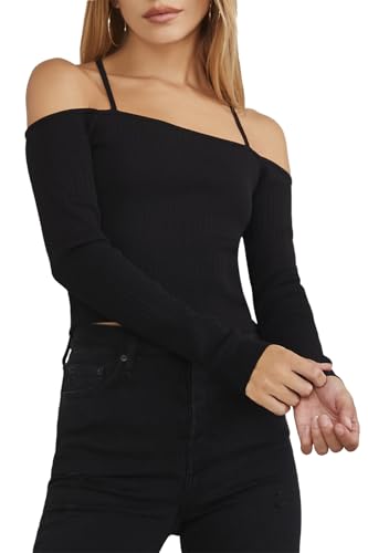 Forever 21 Women's Off-The-Shoulder Cropped Sweater