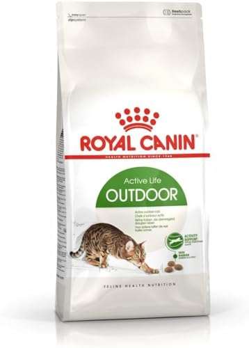 ROYAL CANIN Outdoor | 400 g | Trockenfutter für Katzen | Für ausgewachsene Katzen (vom 1. bis zum 7. Lebensjahr) mit häufigem Freilauf und regelmäßiger Bewegung