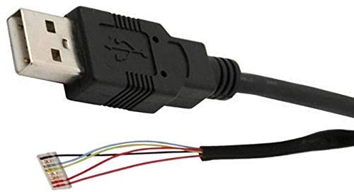 USB Cable for Morpho Safran MSO1300 E1, E2, E3 Finger Print Scanner-Black