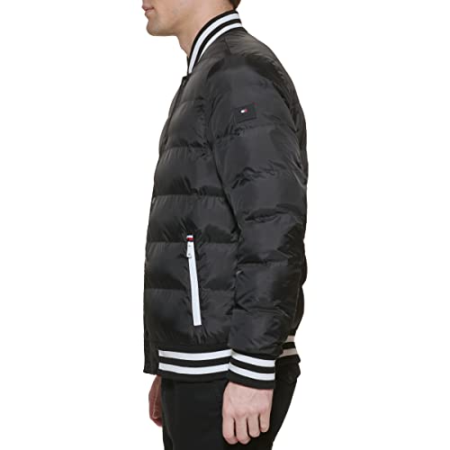 Tommy Hilfiger Men's Quilted Varsity Puffer Bomber3