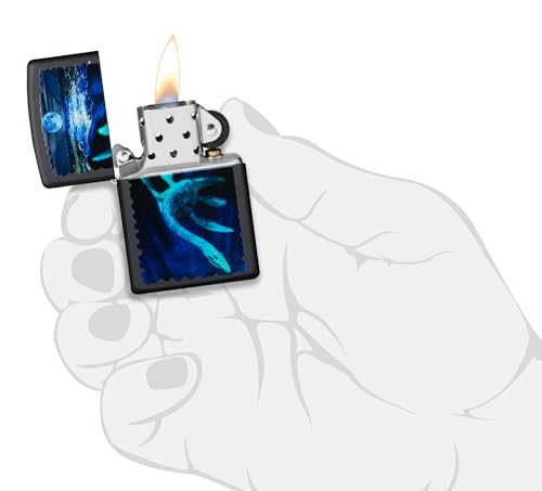Encendedor Zippo Black Light Loch Ness Diseño de Bolsillo miniatura 5