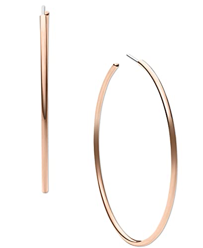 Michael Kors Large Rose Hoop Earrings2