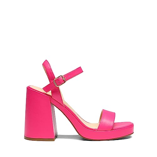 Image of DREAM PAIRS Heels for Women Block Chunky Platform Sandal