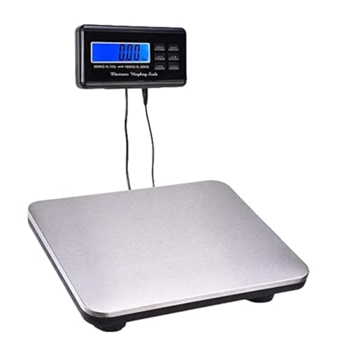 300 kg Balanza de Plataforma Industrial Balanza de Paquete Bandeja de Acero Inoxidable LCD Balanza Digital Profesional Veterinaria