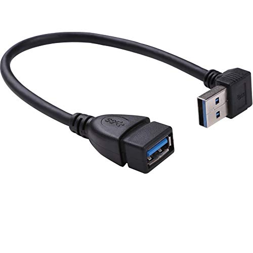 SMAYS Up Angle USB 3.0 Extension Cord - Male to Female Extended Cable