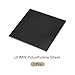 Rebower 2pcs 6 x 6 Inch UHMW Polyethylene Sheets, 5/32 Inch Thick Ultra High Molecular Weight Black Plastic Sheet [for Home, Industrial]