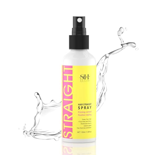 SEVICH Professional Hair Straightening Spray with Heat Protection 450°F - Fixation Styling & Frizz Control for All Hair Types - Collagen Infused 100ml (PRO LINE)