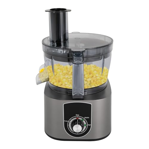 3-in-1 Electric Food Processor - Multifunctional Vegetable & Fruit Chopper with Pure Copper Motor, 7L Capacity, Adjustable Speed for Dicing, Slicing & Chopping