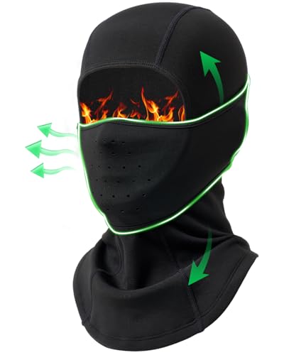 Winter Breathable Balaclava Face Mask, Moveable Design Ski Mask for Cold Weather Ski Snowboarding...