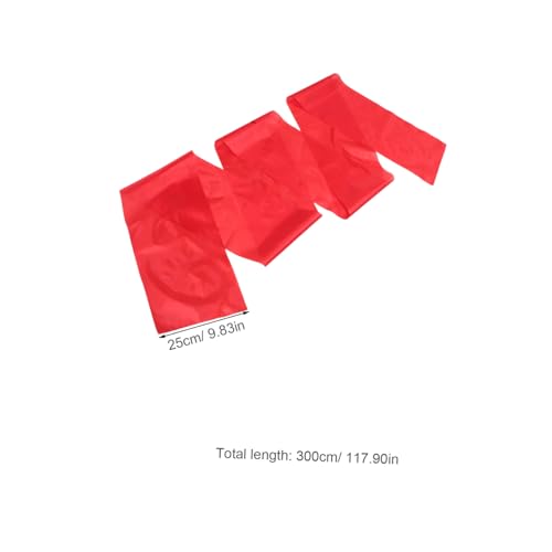 Baquetas Kisangel rojas de seda, 2 piezas, con mangas de agua para actuaciones de danza, gimnasia y eventos, mazos resistentes y fáciles de usar miniatura 2