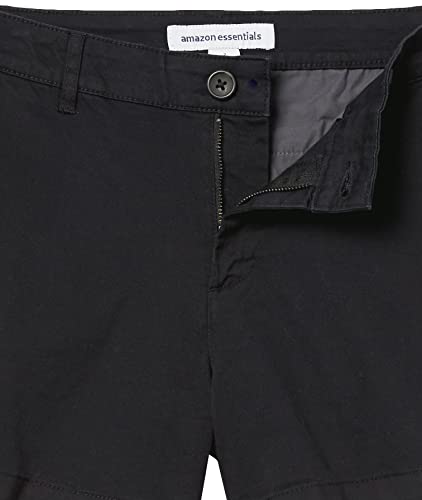 Amazon Essentials AEW30022SU21-BLACK-8 Women'S Mid-Rise Slim-Fit 3.5 Inch Inseam Khaki Short thumb #4