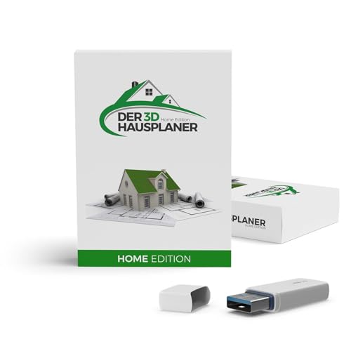 Der 3D Hausplaner Home Edition - 3D CAD Software - planen Sie Ihr neues Zuhause einfach, maßgenau und professionell - der Architektur- & Hausplaner mit Grundrissen und 3D Visualisierung